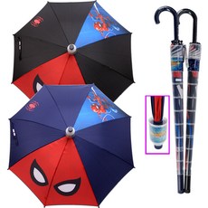 나린키즈 마블 스파이더맨 스파이더 53 아동 어린이 주니어 자바라 자동우산 물받이 캡커버 양우산 장마 거미 캐릭터 우산