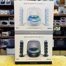 Harman Kardon SoundSticks 5 2.1聲道聲霸 支援HDMI ARC 藍牙喇叭, 黑色, 1個