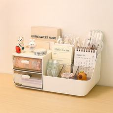 제이로이 수납 칸막이 책상정리함, 1개, 화이트