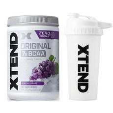 [XTEND] 엑스텐드 BCAA 그레이프(포도맛) 30서빙 1통(447g) + 엑스텐드 타이푼 쉐이커 32oz (950ml), 1개