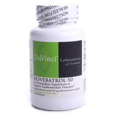 DaVinci Laboratories 白藜蘆醇 - 50 粒, 120顆, 1罐