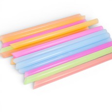 굵은 버블티 빨대 카페음료용 1.2x20.7cm, 2세트, 15개입