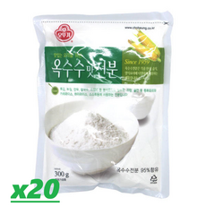 오뚜기 옥수수맛전분, 300g, 20개
