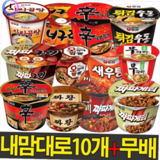 식품 농심 컵라면큰사발10개내맘대로 OKWFD8BBA