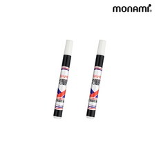모나미 둥근닙 유성매직, 흑색, 2개입