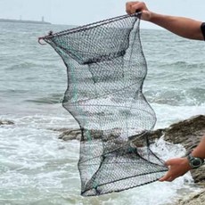 다슬기잡기 물고기그물망 민물낚시용품 바다통발 통발 낚시용 원형 40x80, 단일상품0
