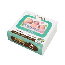 拭拭樂 紗布巾 乾濕兩用巾 柔仕巾 潔牙巾 清淨棉 嬰兒 寵物 貓 狗 OMA&Baby, 20抽, 1包