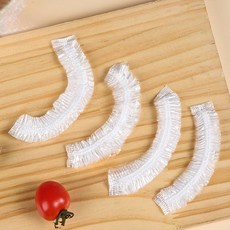 一次性保鮮膜套 萬用保鮮套 防塵保鮮套 食物保鮮封口套, 1個, 100只