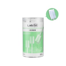 【Lab52齒妍堂】口腔清潔棒30入 嬰兒奶垢舌苔清潔 台灣獨立滅菌包裝 無螢光劑 寶寶牙刷 寶寶口腔清潔 紗布牙刷, 1個, 清潔棒30入, 30