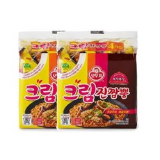 오뚜기 크림진짬뽕 (130GX4) 130g 2개, 1세트