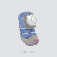 BONBONS 강아지 다이얼 운동화 미끄럼방지 신발 ver1, 1세트, 블루