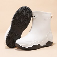 YANGTA 남녀공용 미들 레인부츠 방수 기능 장화 낚시 농업 원예 다용도화 장마 필수템