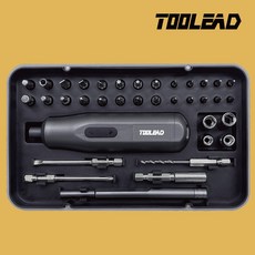 툴리드 44in1 미니 전동 정밀 드라이버 세트 LED 탑재 무선 충전식 가정용, 1개