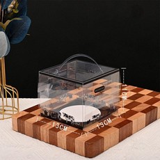조각케이크 포장용기 앞열림 포장상자 원형 디저트용기, 1개, 블랙 카우 스타일 받침대 포함