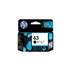 휴렉팻커드 HP No.63 잉크 표준용량 F6U62AA, 검정, 1개