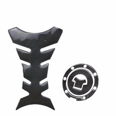 오토바이 섬유 가스 오일 캡 커버 탱크 패드 프로텍터 스티커, 1개, 2. Two Piece