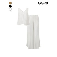 GGPX 플리츠 뷔스티에 앤 팬츠 셋업 (GQ5ST010F)