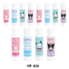 산리오캐릭터즈 투명 고체풀 15g _[6개입], 12개