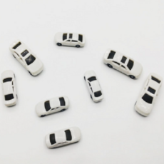 동아측기 포레스 백색 자동차 모형, 1:75 6p, 1개