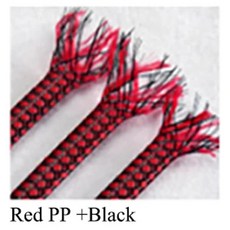 케이블 PP 보호 와이어 12mm 코튼 절연 8mm 슬리브 시스 라인 소프트 혼합 원사 4mm PET 브레이드, Red Balck, [01] Red Balck, [03] 12mm, 1개
