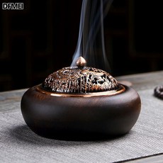 DFMEI 家用室內香薰爐高端盤香爐供佛禮佛茶道擺件, 1個