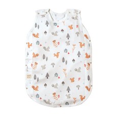 Hoppetta童趣森林竹纖維防踢背心 透氣舒適 四季皆宜, 米白