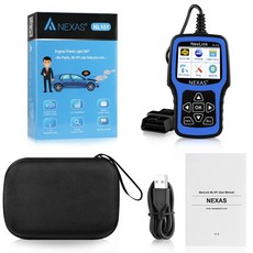 차량 진단기 테스트 엔진 OBD2 스캐너 기능 배터리 진단 점검 업데이트 NEXAS 라이브 데이터 도구 스트리밍 조명 OBDII 자동차 NL101
