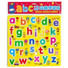 幼福文化 忍者兔abc小寫字母磁鐵學習板