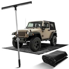 CG Automotive Group 차고 바닥 매트 222.9 x 40.6cm(7피트 9인치 16피트) 블랙 차 밑 바닥용, CG Automotive Group 차고 바닥 매트,, 1개