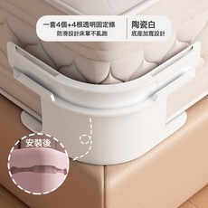 牀單固定器被單牀笠防滑不移位神器新款透明夾子防跑卡扣四角固定, 白色1套四個:15*101套四個