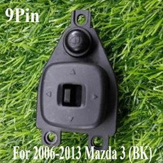 버튼 자동차 사이드 리어 뷰 외부 미러 접이식 스위치 전원, 1. 1pc, 1개