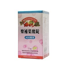保立康 樂補葉酸錠 400微克 200錠, 1個