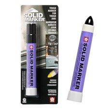 사쿠라 솔리드 페인트 마커 - 영구 펜 창문 목재 및 유리용 검정 1팩, Black Paint, 1 Count (Pack of 1)