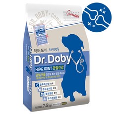인터펫코리아 닥터도비 전연령 힙앤조인트 관절건강 건식사료, 뼈/관절강화, 7.5kg, 1개