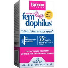 Jarrow FORMULAS 賈羅公式 Fem Dophilus女性10億CFU益生菌素食膠囊, 30顆, 1罐