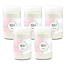 숲으로허브 천연곡물팩 보리가루 통포장 100g, 5개, 1개입