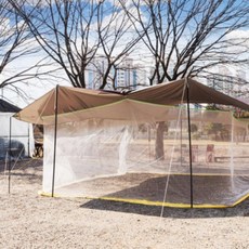 모기장 사각 대형 텐트 캠핑 야외 텐트형 차박모, 19-20인용 줄무늬, 19-20인용 흰색