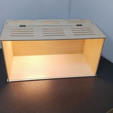 골든햄스터케이지 80 투명 상단 보온 40 30x30cm x 대형 평평한 사육장 경사형, 1개, AZ. 상단 개방형 보온 평평한 상단 60x40x40c