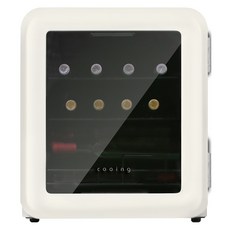 쿠잉전자 와인셀러 고객직접설치 15병, 뮤티드 화이트, WC-15WH/쿠잉전자와인