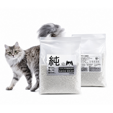 寵傢好 UPETS 純木薯貓砂 2公斤 低粉塵 可沖馬桶 快速凝結 有效除臭, 10包, 一箱(10包), 6L, 無香
