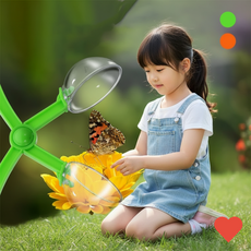 곤충학습 어린이 곤충 채집 집게 가위형 사냥 도구 생태, 02곤충가위-그린