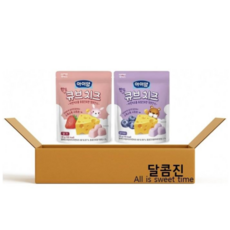 [달콤진] 일동후디스 아이얌 한입큐브 치즈 딸기 + 블루베리 영양간식, 1세트, 40g, 혼합맛(딸기/블루베리)