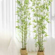 실내외 인조 대나무 조경 실내장식 화분 인테리어, 1개, 1.8m 얇은 물 대나무 10그루