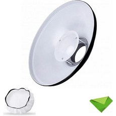 Godox 165인치42cm 은색 뷰티 디시 보웬스 마운트 반사판 흰색 디퓨저 조명 조절기 스튜디오 스트로브 플래시 모노라이트 SK400II AD600Pro AD600BM MS, 1개
