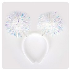 pw 트윙클방울머리띠화이트 생일 파티용품 기념일 데코 배너 장식소품