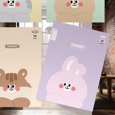 초등 알림장 1권 디자인랜덤 공지사항 수업계획 일과정리 학생관리 학습노트 기록습관, 랜덤 1권