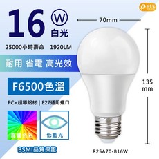 HiyoriLight 日合光 LED燈泡 台灣品牌日合光 白光LED燈泡16W, 3000個, 台灣品牌日合光  白光LED燈泡16W