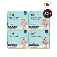 티키 입는 오버나이트 데이팬티 특대형 32매(8입X4팩), 4세트, 8개입