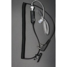 小牛蛙數位 對講機專用真空導管耳麥線, 黑, K頭耳机