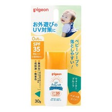 Pigeon 貝親 嬰幼兒 UV Baby Milk 防水防曬乳 SPF50+ PA++++, 1個, 現貨-30g